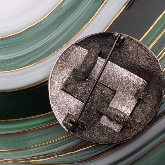 Geometric Brooch - Picture 3 of 3